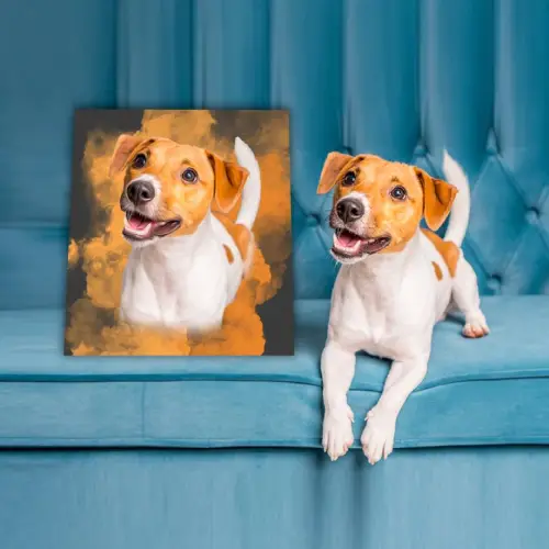 Custom dog portrait