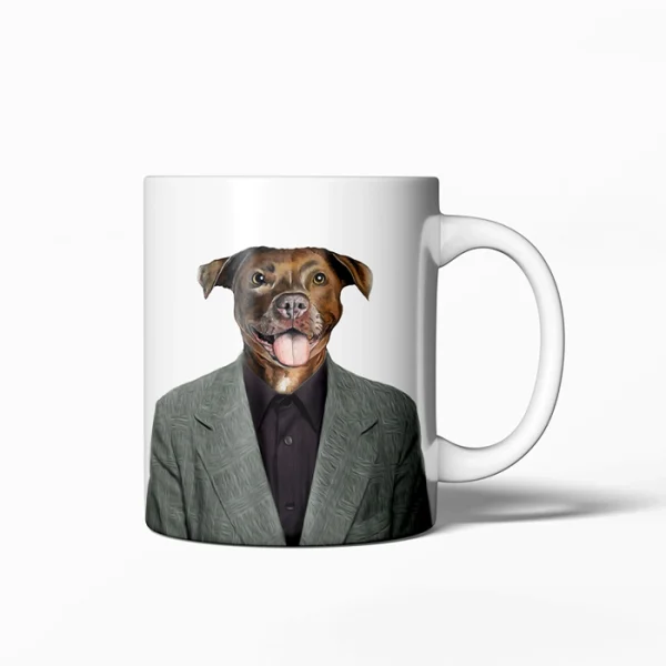 Custom Dog Portrait Cup