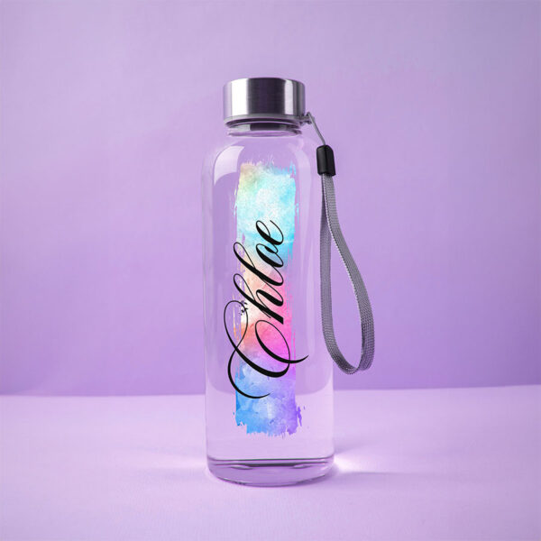 Custom Printed Glass Water Bottle